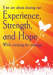 Experience Strength & Hope Card